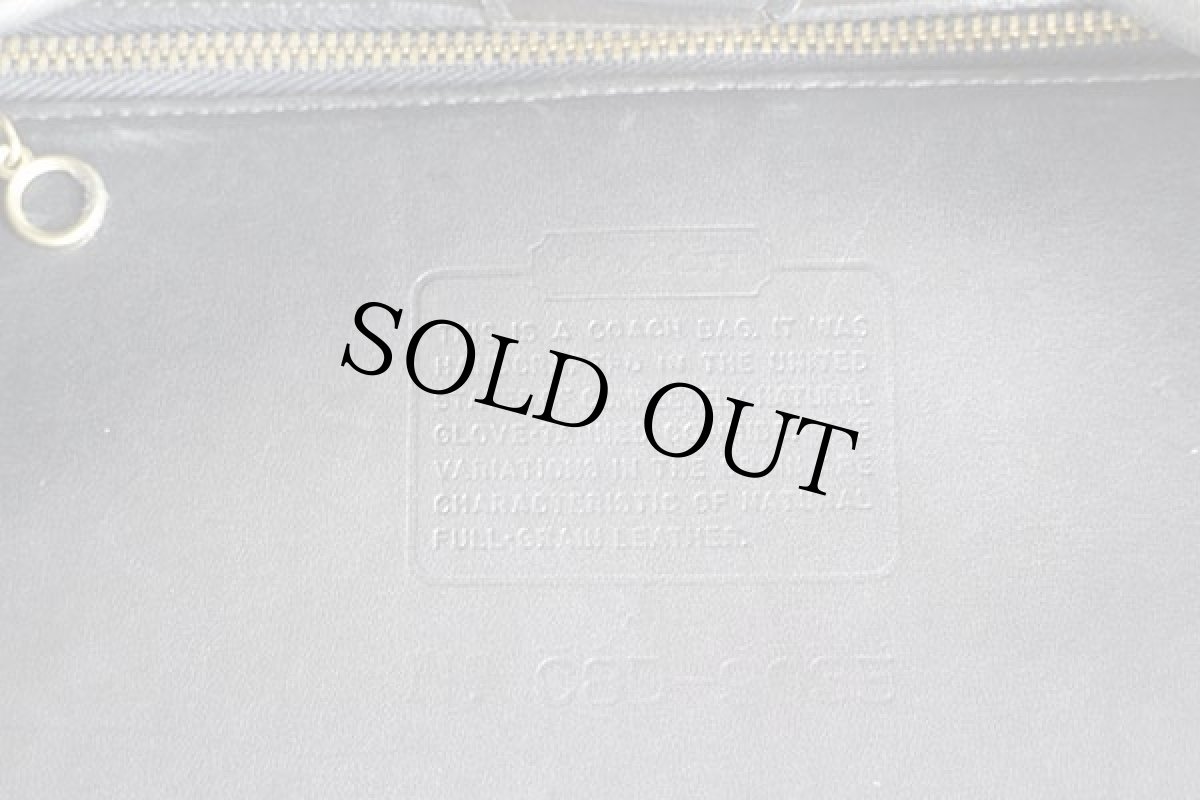 画像4: USA製 COACH オールド コーチ レザー ハンドバッグ 黒★9035 (4)