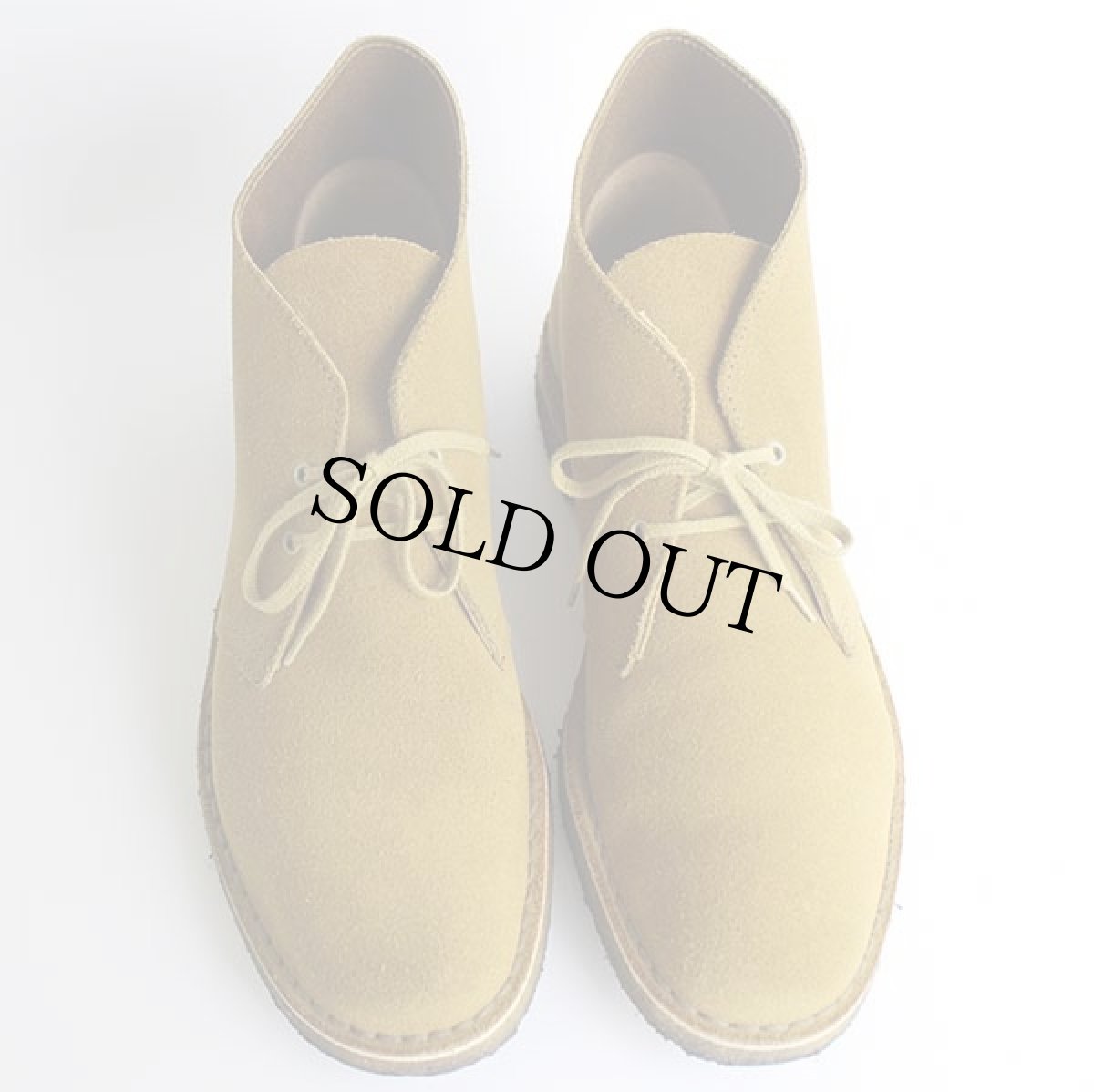 画像3: 英国製 Clarksクラークス スエードレザー デザートブーツ カーキ 10 F (3)