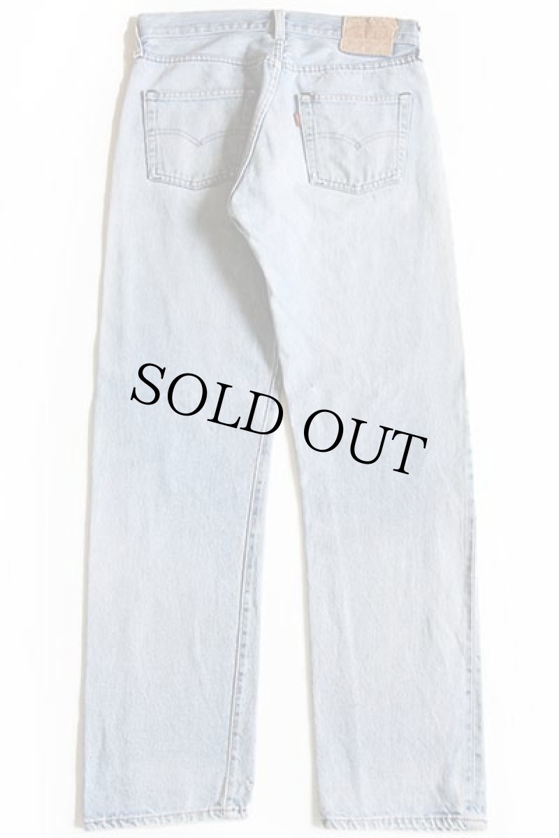 画像3: 80s USA製 Levi'sリーバイス 501 赤耳 ダメージ デニムパンツ w31 (3)