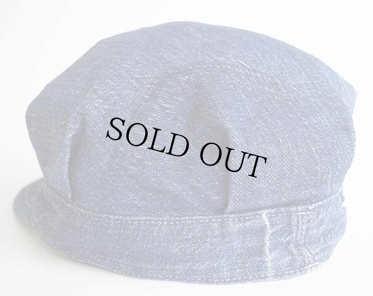 画像4: ビンテージ FACTORY APRON&TOWEL SUPPLY リメイク インディゴ デニム ワークキャップ (4)