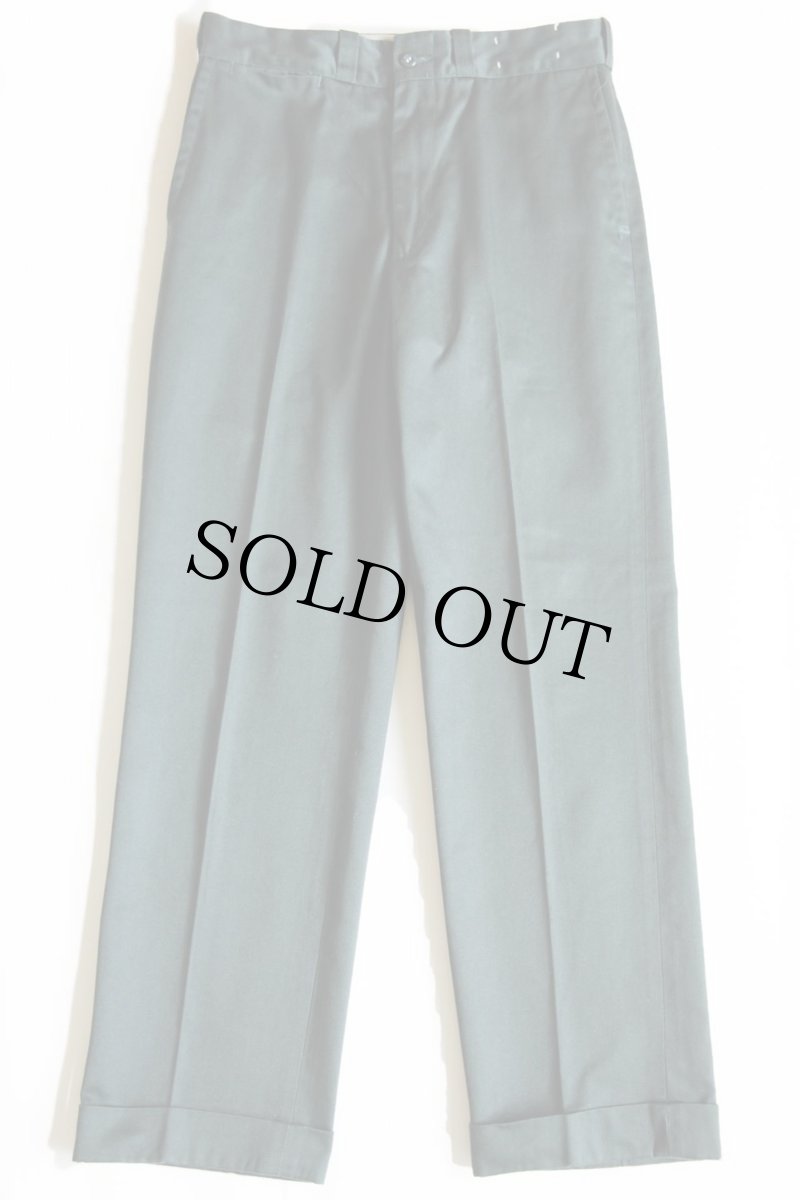 画像2: 70s USA製 Leeリー CHETOPA TWILL ワークパンツ 深緑 w30 (2)