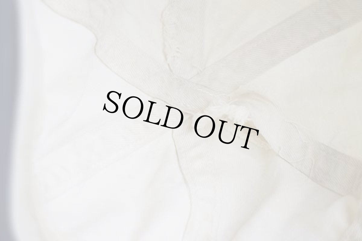 画像9: 30s 米軍 U.S.NAVY ネイビートリム コットン セーラーハット 白 (9)