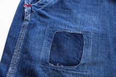画像8: 50s PENNEY'S PAYDAY リメイク パッチワーク リペア インディゴ デニム ペインターパンツ w36 (8)