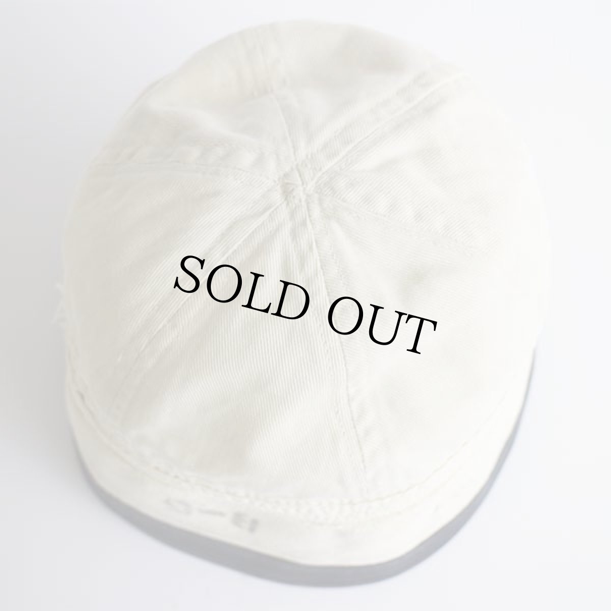 画像4: 30s 米軍 U.S.NAVY ネイビートリム コットン セーラーハット 白 (4)