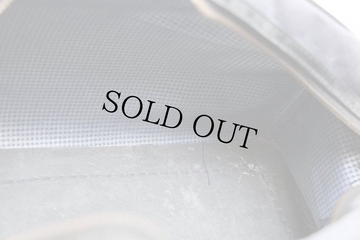 画像8: 50s 米軍 U.S.NAVY フロッキープリント ボストンバッグ ナス紺 フェード (8)