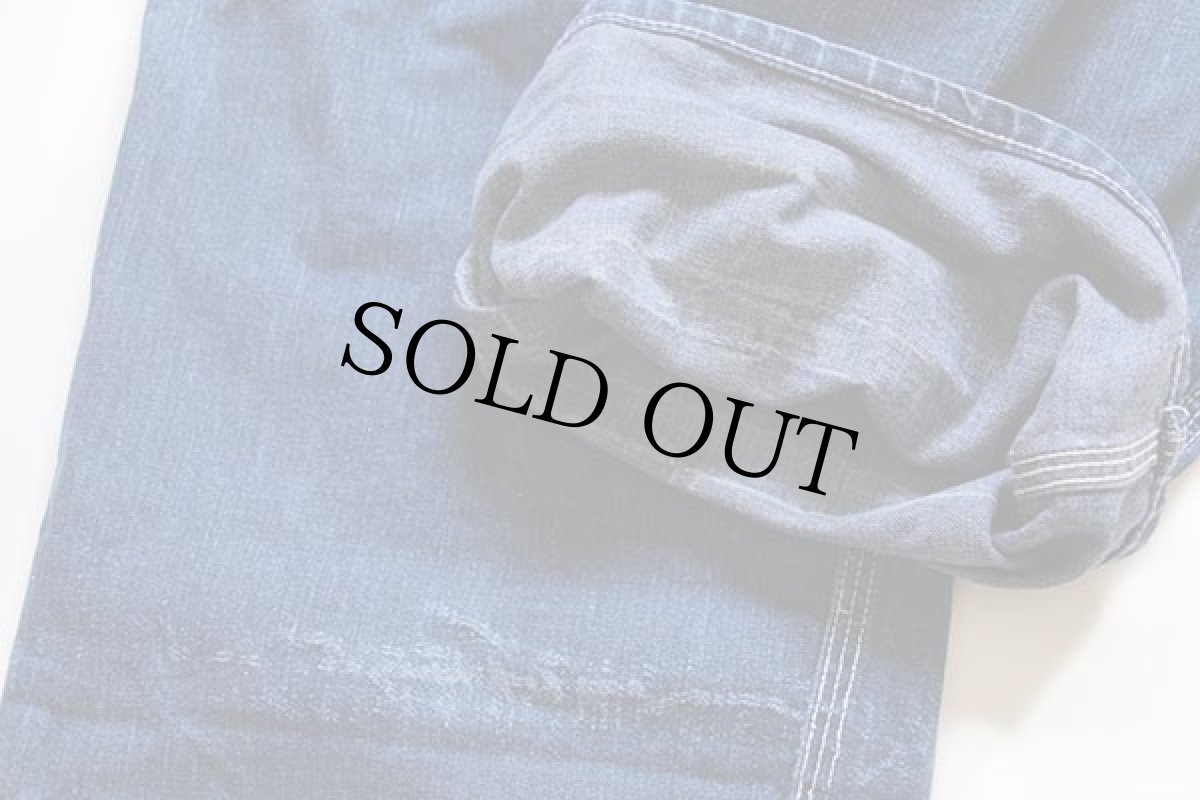 画像10: 50s PENNEY'S PAYDAY リメイク パッチワーク リペア インディゴ デニム ペインターパンツ w36 (10)