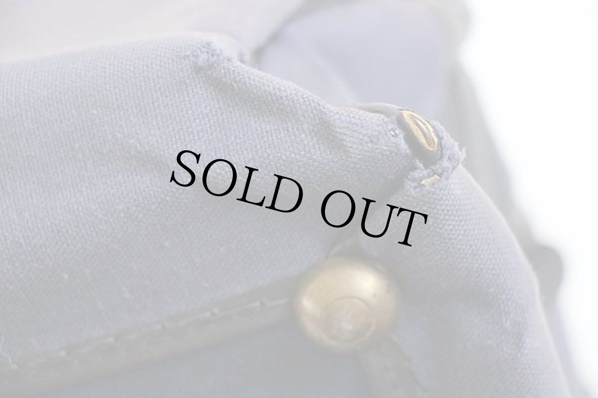 画像7: 50s 米軍 U.S.NAVY フロッキープリント ボストンバッグ ナス紺 フェード (7)