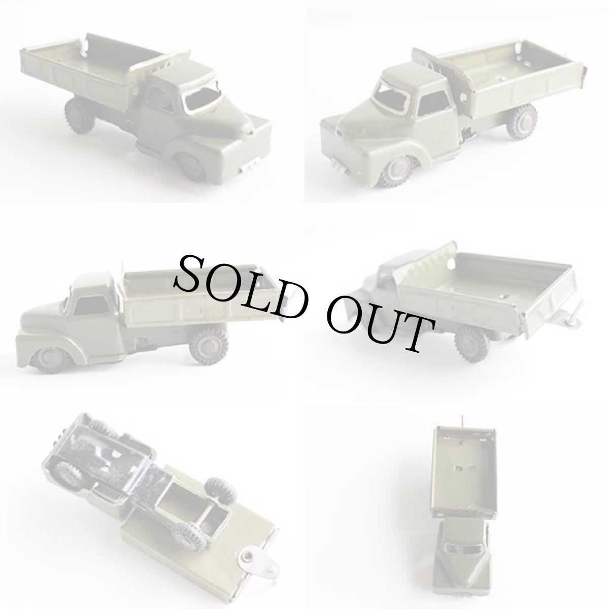 画像5: 60s 日本製 U.S.ARMY トラック AMBULANCE ブリキ ミニカー 3台セット (5)