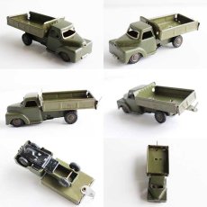 画像5: 60s 日本製 U.S.ARMY トラック AMBULANCE ブリキ ミニカー 3台セット (5)