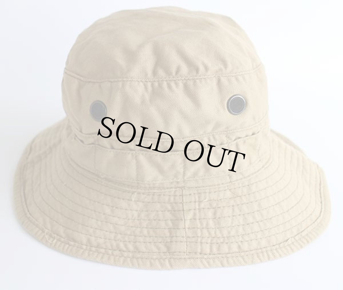 画像2: 50s イギリス軍 BRITISH ARMY コットンドリル ジャングルハット カーキ (2)