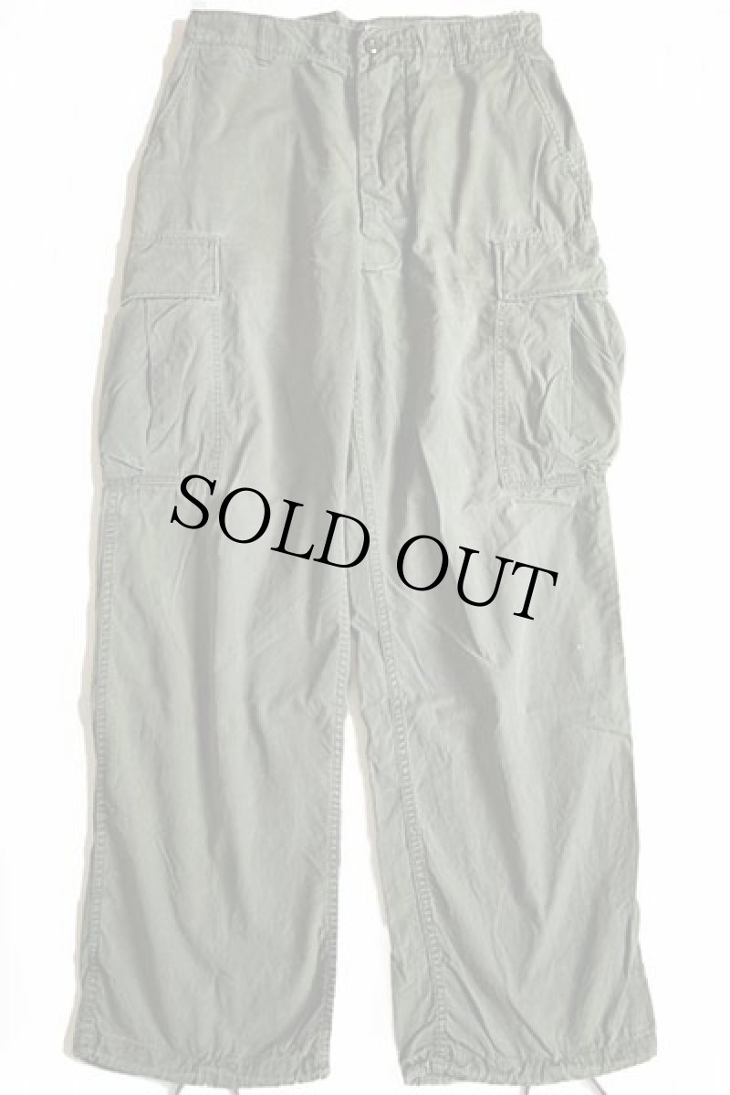 画像2: 60s 米軍 U.S.ARMY ジャングルファティーグパンツ 2nd ノンリップ オリーブグリーン M-R (2)