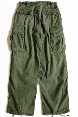 画像3: 60s 米軍 U.S.ARMY ジャングルファティーグパンツ 2nd ノンリップ オリーブグリーン M-R (3)