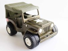 画像1: Tonkaトンカ U.S.ARMY Jeep ミニカー オリーブ (1)