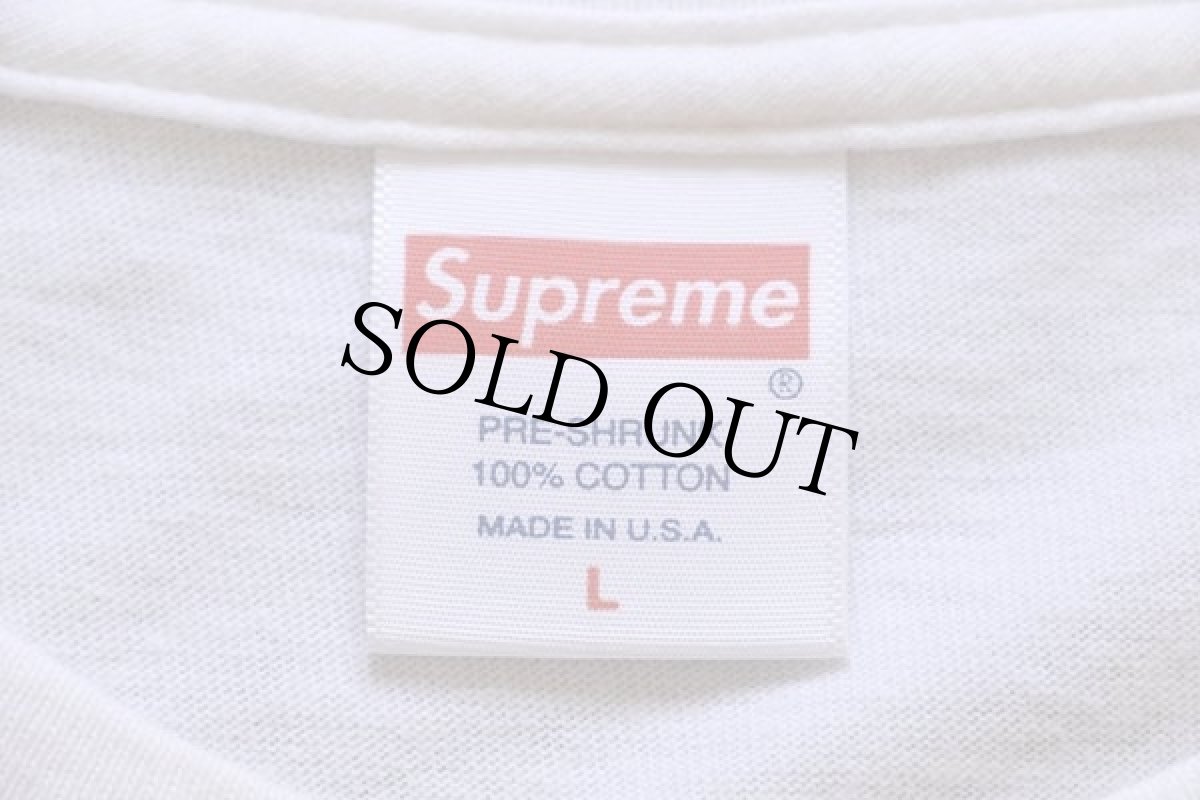 画像3: USA製 Supremeシュプリーム Abstractアブストラクト アート コットンTシャツ 白 L (3)