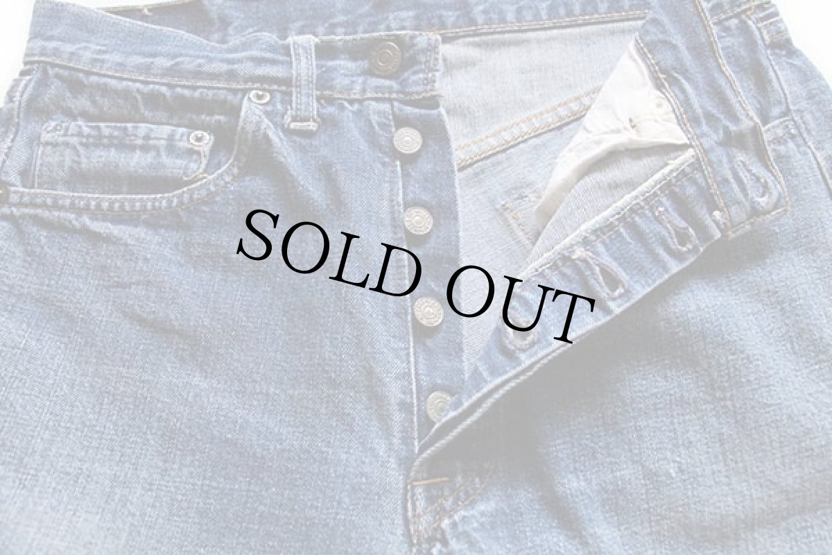 画像3: 60s LEVI'Sリーバイス 501 BIGE カットオフ デニム ショートパンツ w31★ショーツ (3)