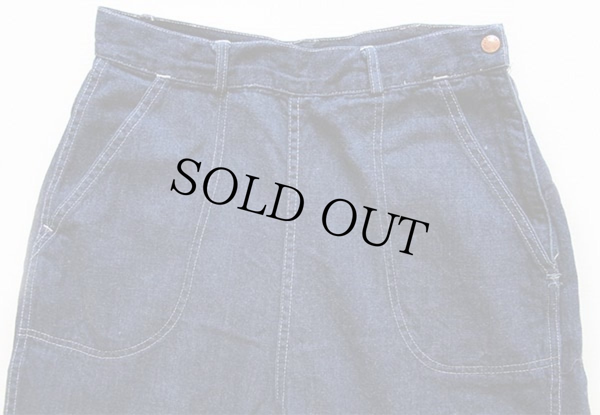 画像3: 50s STOCKTON OF DALLAS デニム クロップド ランチパンツ★ショートパンツ (3)