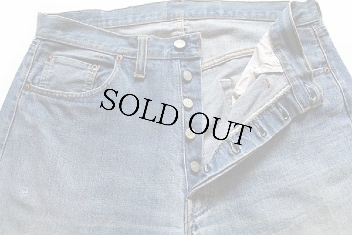 画像4: 70s USA製 Levi'sリーバイス 501 シングル 66前期 デニムパンツ w36 (4)
