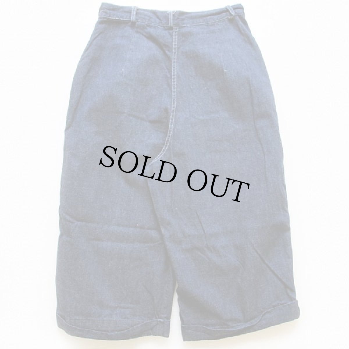 画像2: 50s STOCKTON OF DALLAS デニム クロップド ランチパンツ★ショートパンツ (2)