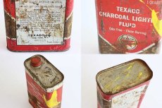 画像3: ビンテージ USA製 TEXACO CHARCOAL LIGHTER FLUID オイル缶 (3)