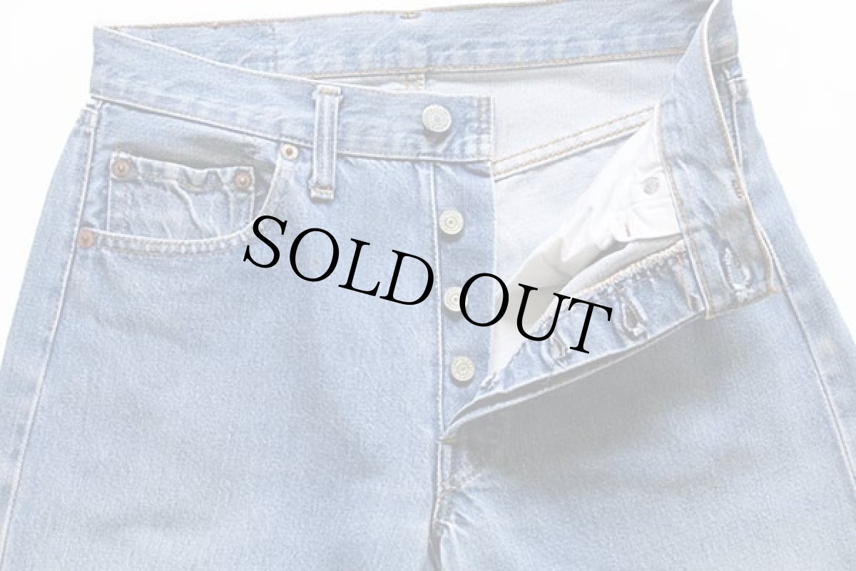 画像4: 80s USA製 Levi'sリーバイス 501 66後期 デニムパンツ w29 (4)