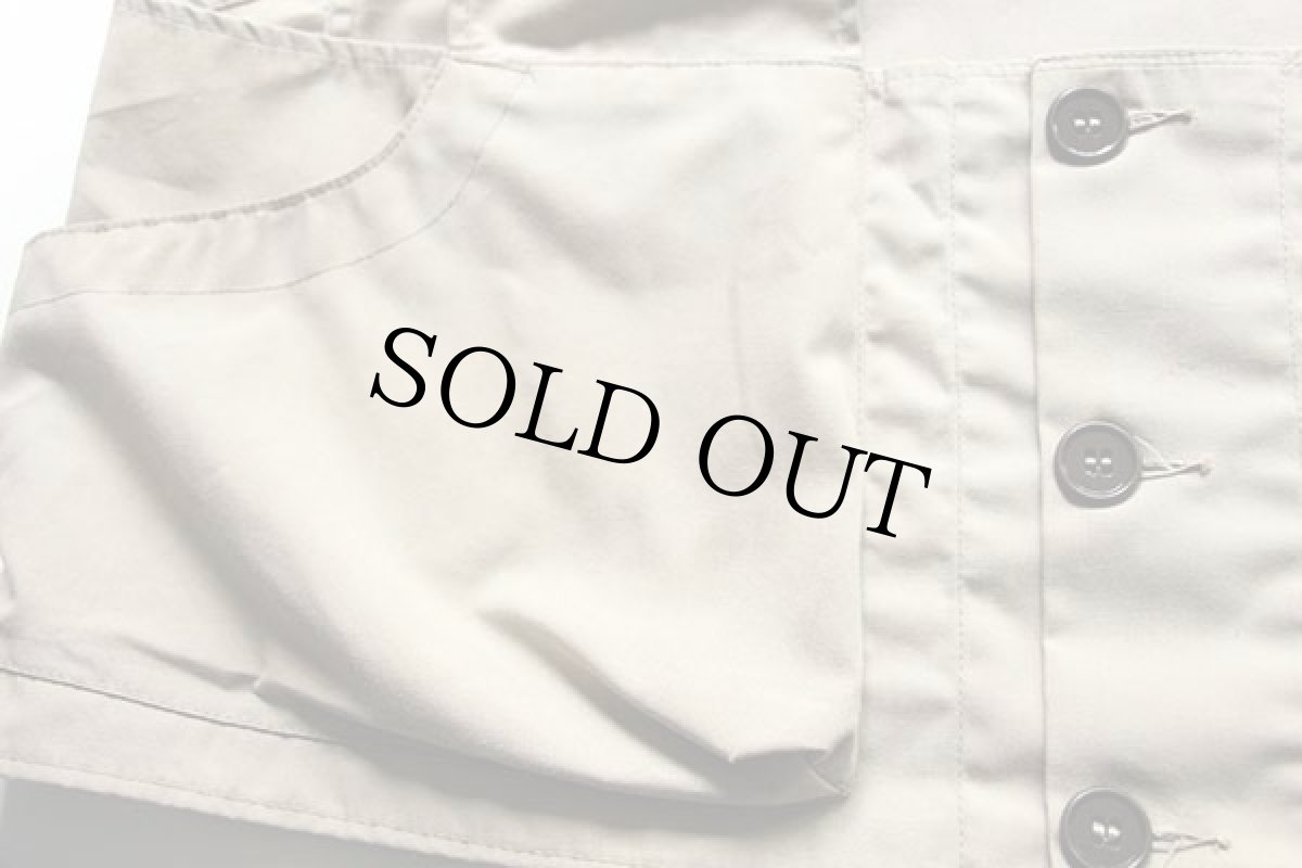 画像6: 60s 10-X チェーン刺繍 シューティングベスト ベージュ 42 (6)