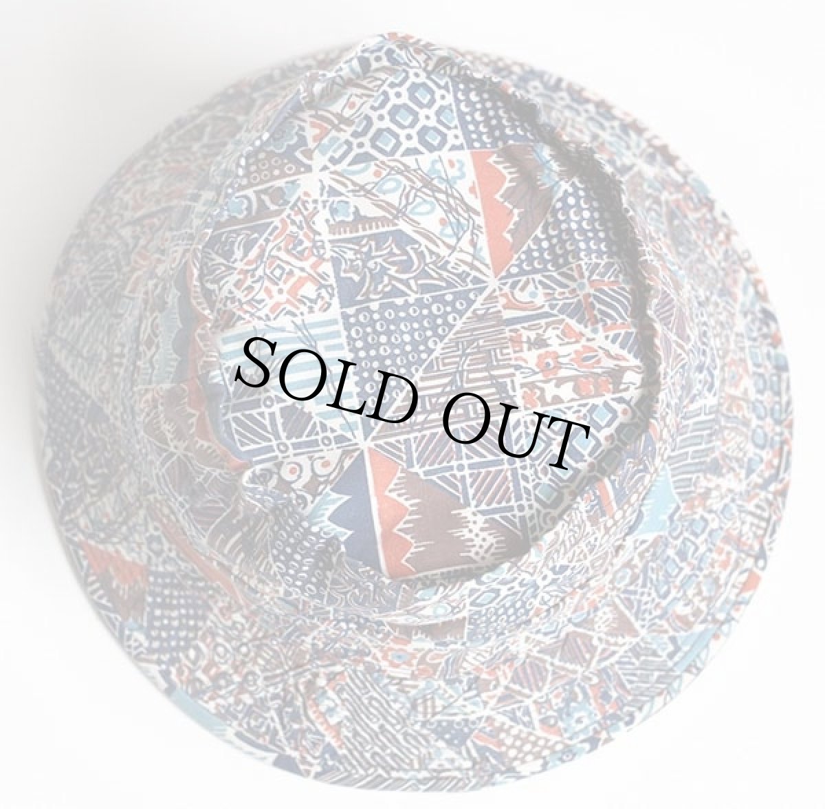 画像2: 70s UNKNOWN 総柄 バケットハット L (2)