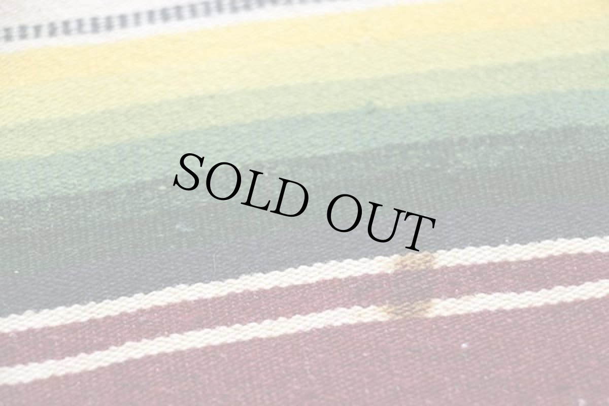 画像5: ビンテージ メキシカン ラグ サラペ (5)