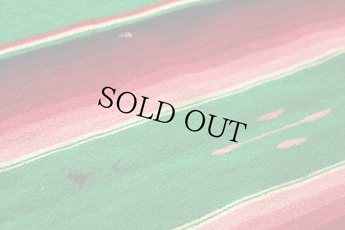 画像6: ビンテージ メキシカン ラグ サラペ 大判 (6)