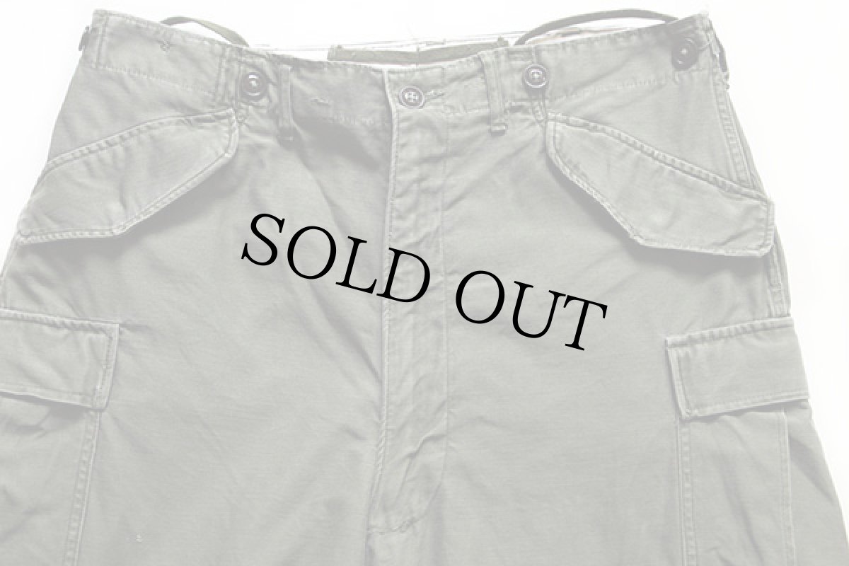 画像4: 50s 米軍 U.S.ARMY M-51 フィールド カーゴパンツ オリーブグリーン M-L (4)