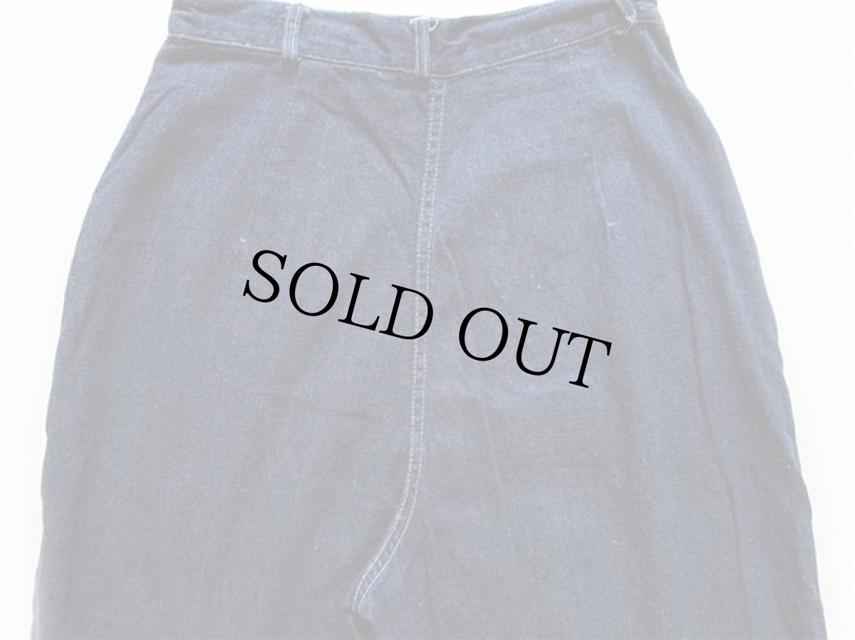 画像4: 50s STOCKTON OF DALLAS デニム クロップド ランチパンツ★ショートパンツ (4)