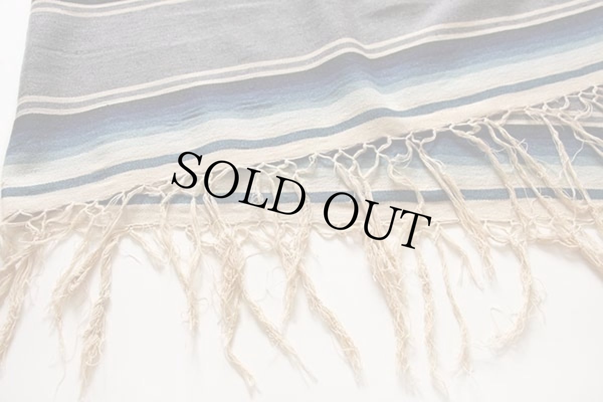 画像6: ビンテージ メキシカン ラグ サラペ 大判 (6)