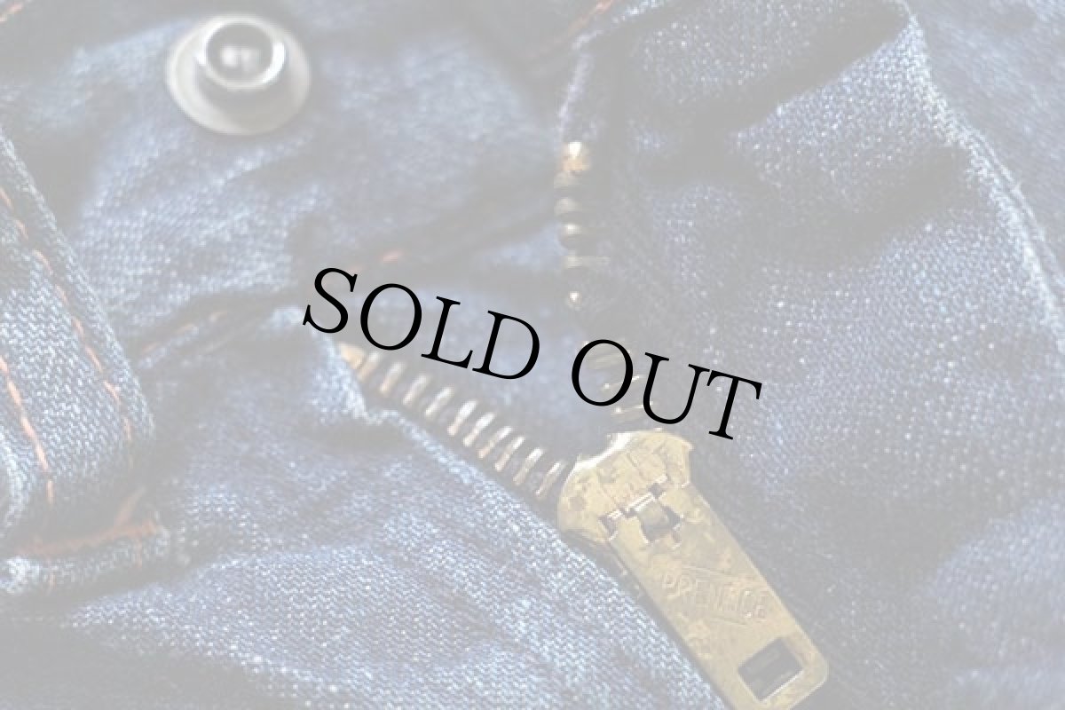 画像7: 50s Old Kentucky インディゴ デニム ペインターパンツ w28 (7)