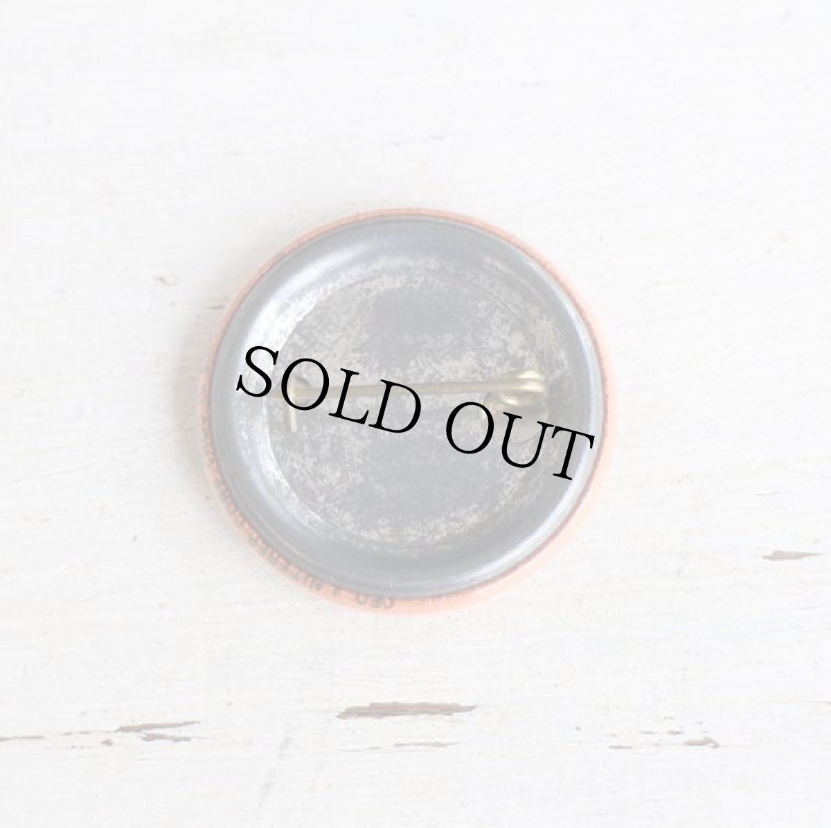 画像2: ビンテージ RIDE STRAIGHT HARLEY-DAVIDSONハーレーダビッドソン 缶バッジ (2)