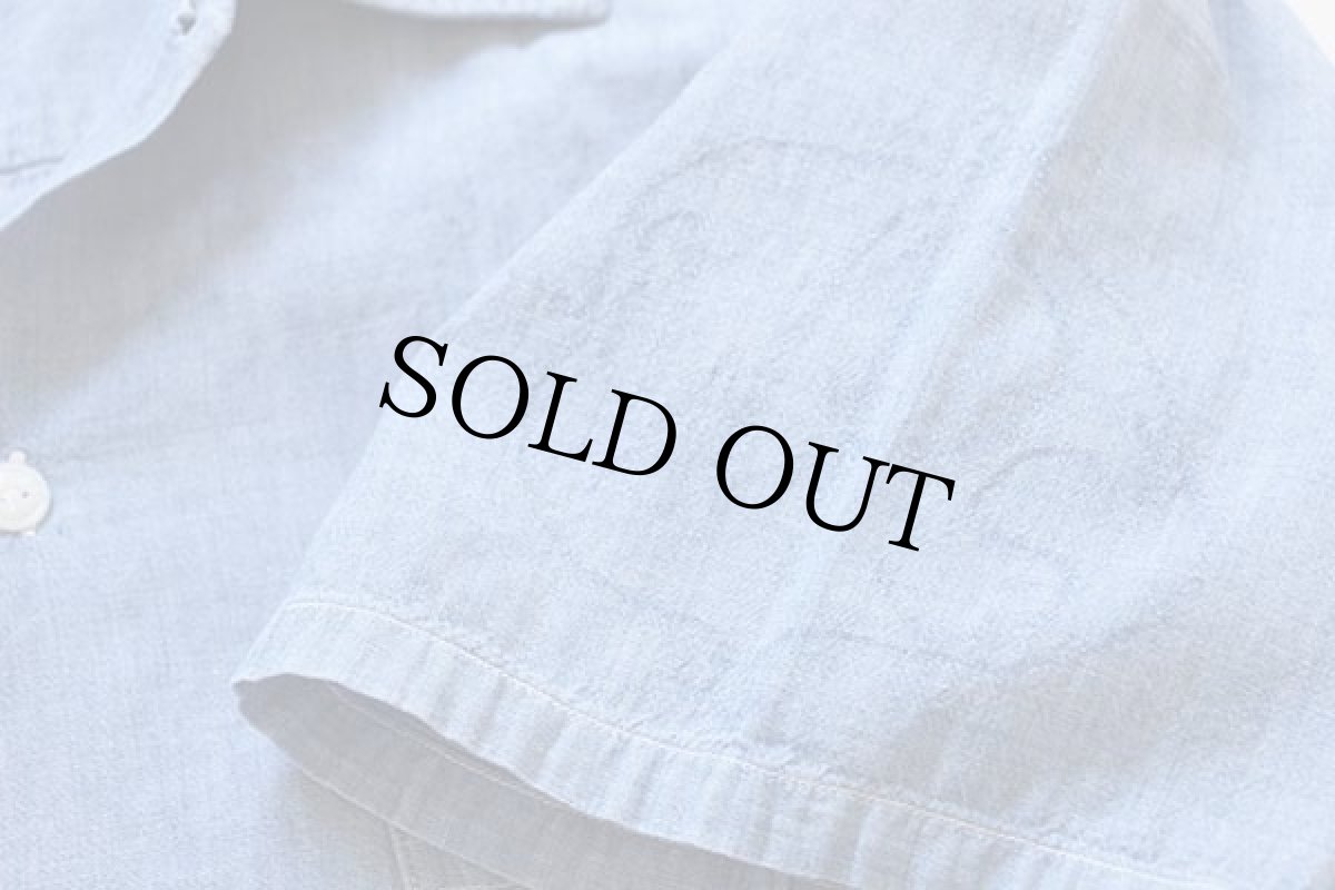 画像6: 60s Penneys BIGMACビッグマック 半袖 コットン シャンブレーシャツ M (6)