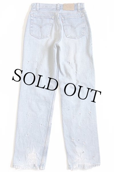 90s USA製 Levi'sリーバイス 501 ペンキ&ダメージ加工 デニムパンツ