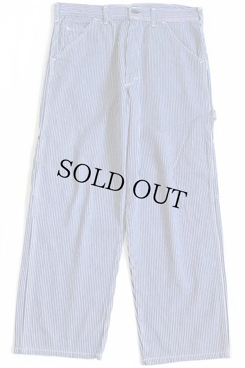 画像2: USA製 Stan Ray ヒッコリー ストライプ ペインターパンツ w34 (2)