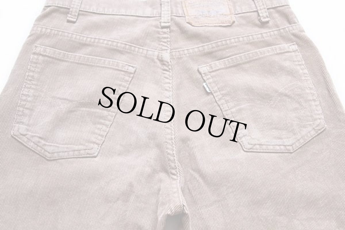 画像5: 90s USA製 Levi'sリーバイス 517 コーデュロイパンツ ベージュ w33★ブーツカット (5)