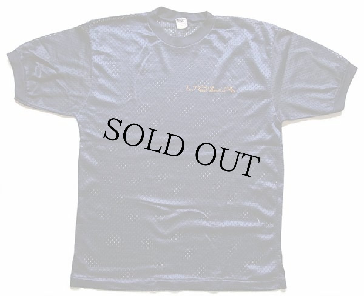 画像2: 80s USA製 Collegiate Pacific UCLA ナイロン メッシュTシャツ 紺 L (2)