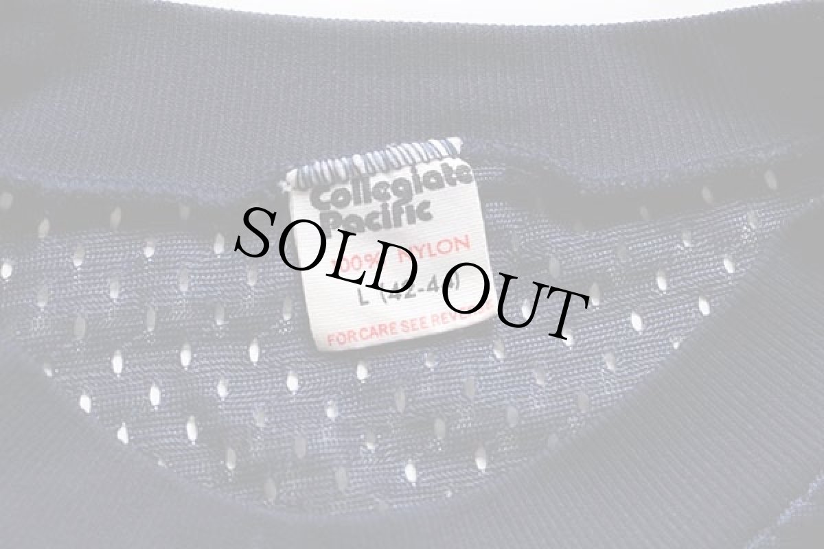 画像3: 80s USA製 Collegiate Pacific UCLA ナイロン メッシュTシャツ 紺 L (3)