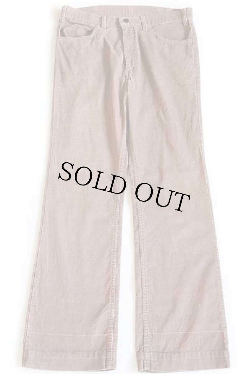 画像2: 80s Levi'sリーバイス 547 コーデュロイパンツ 薄茶 w34★ブーツカット (2)