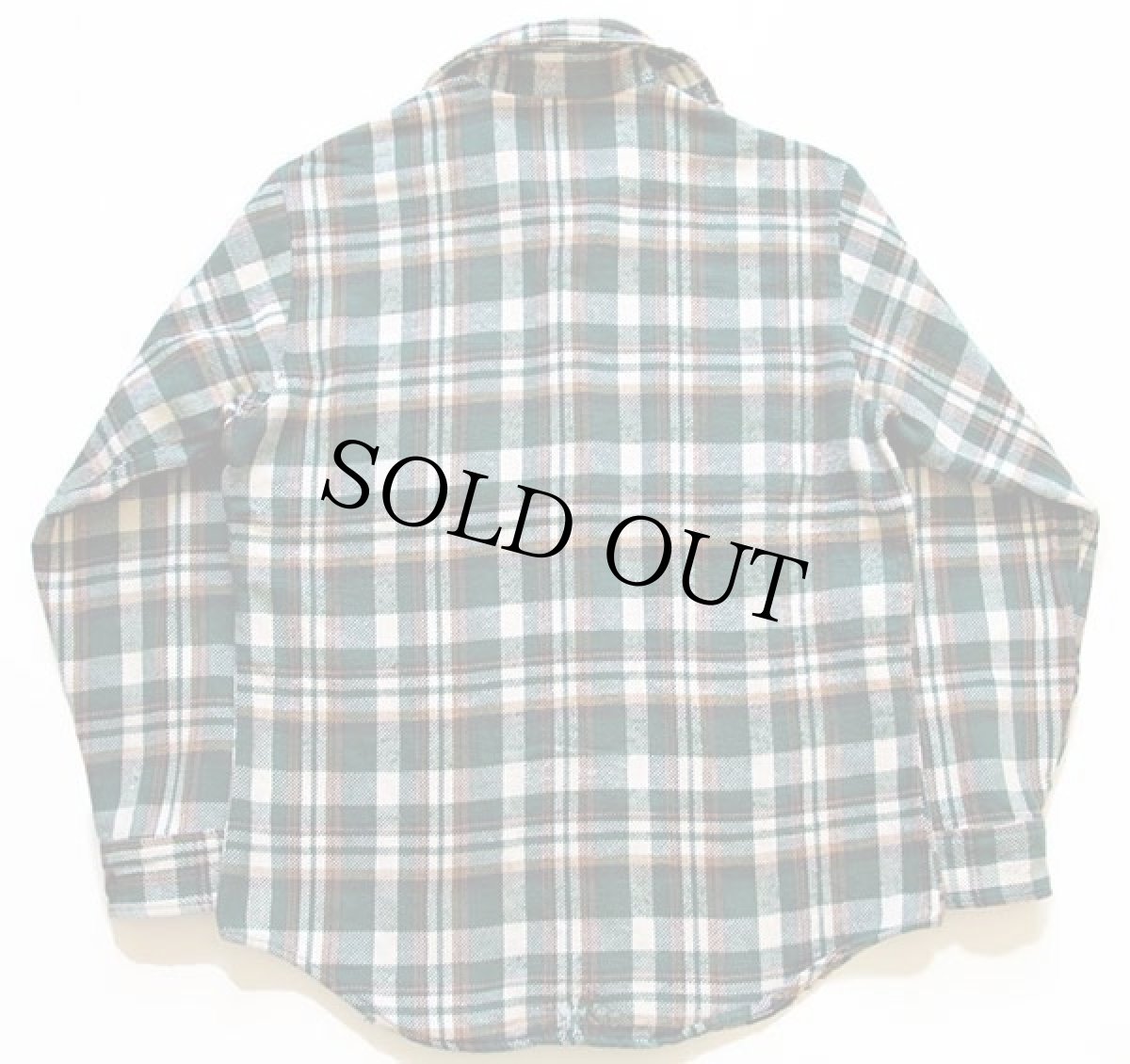 画像2: 80s USA製 JCPenney BIGMACビッグマック チェック コットン フランネルシャツ M (2)