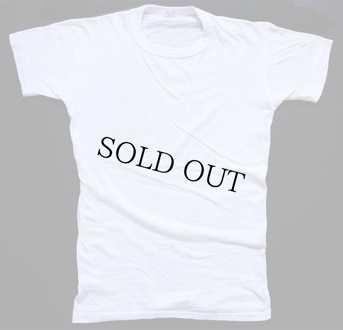 画像2: 60s B.V.D. 無地 バインダーネック コットンTシャツ 白 L (2)