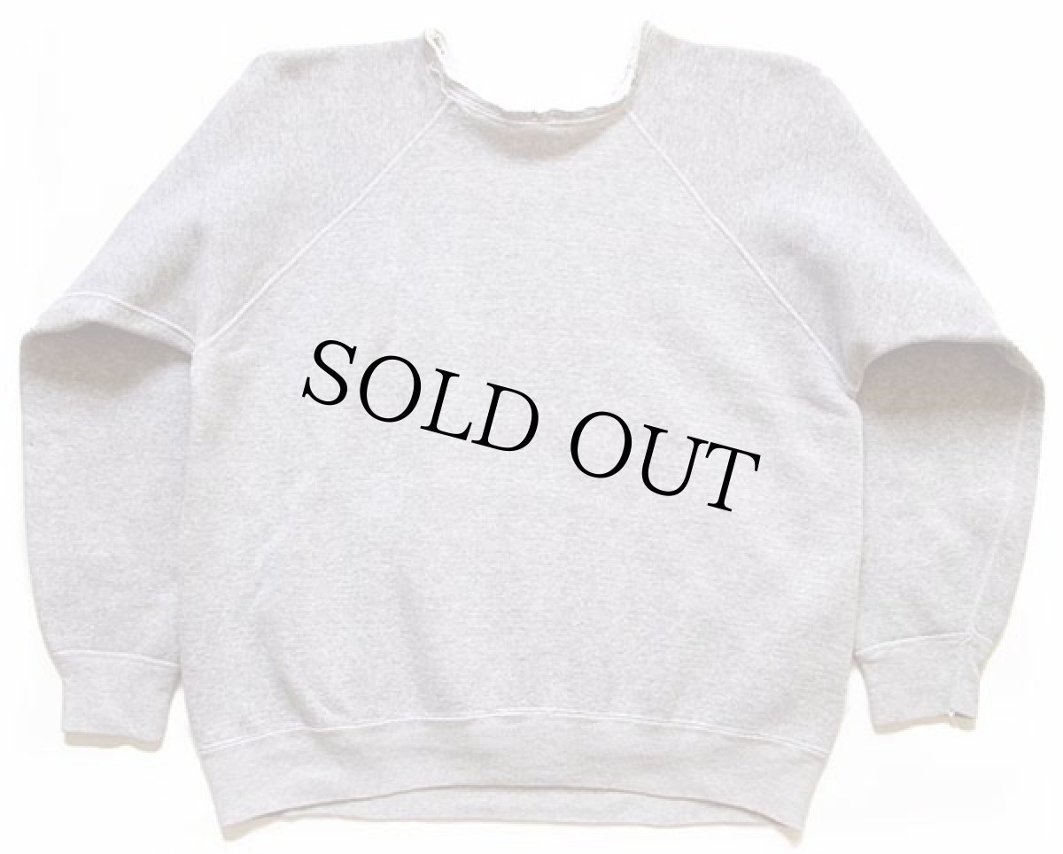 画像2: 70s USA製 Championチャンピオン M.U.S. スウェット カスタム 杢グレー (2)