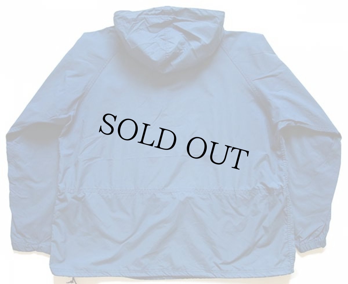 画像2: 80s USA製 L.L.Bean ナイロン アノラックパーカー 紺 XL (2)