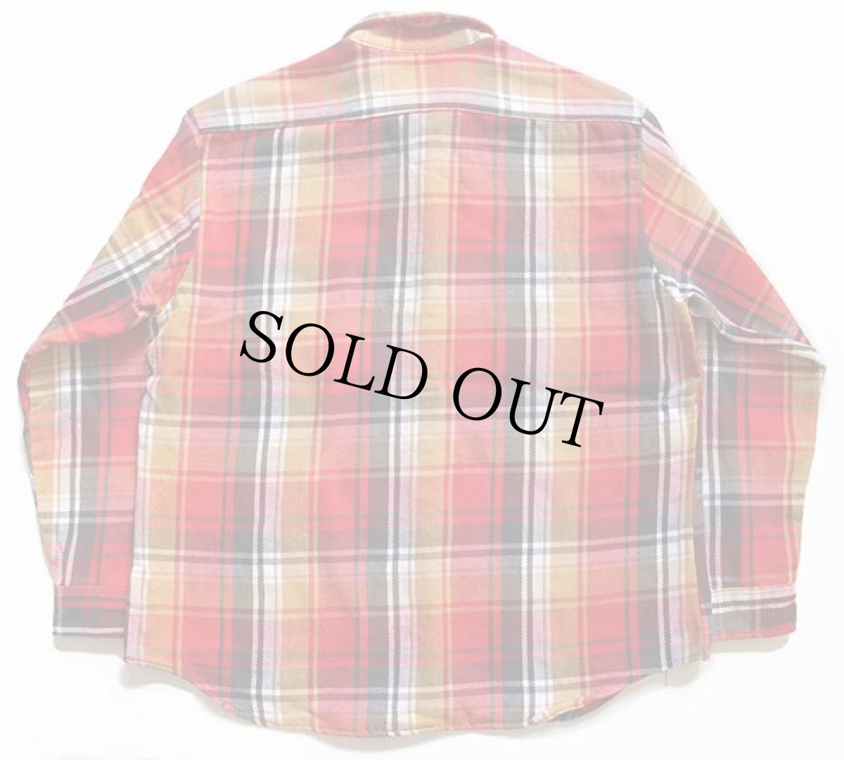 画像2: 70s JCPenney BIGMACビッグマック チェック コットン フランネルシャツ L (2)