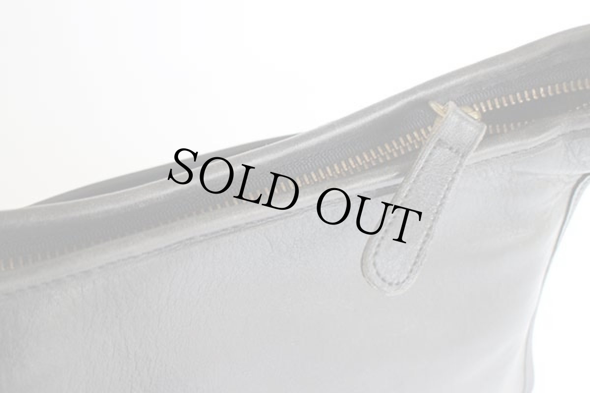 画像8: USA製 COACH オールド コーチ レザー ショルダーバッグ 黒★9966 (8)