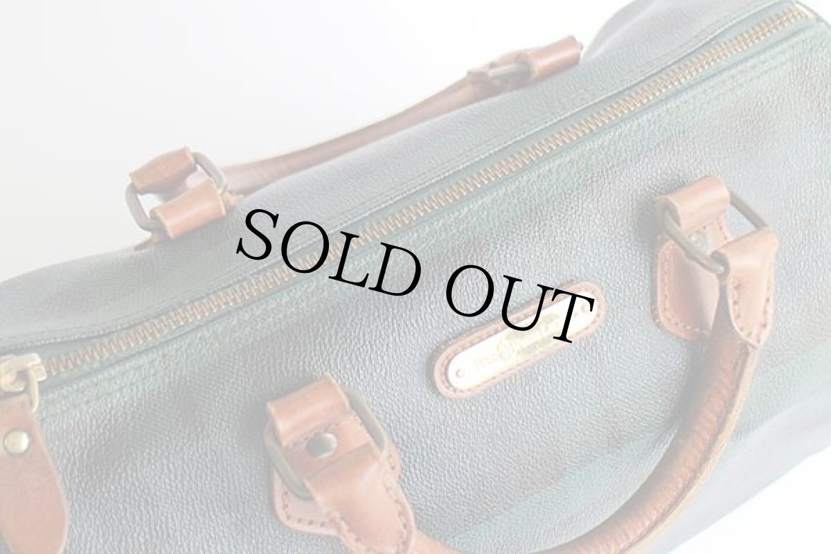 画像6: ポロ ラルフローレン ブラックウォッチ タータンチェック PVC ボストンバッグ ミニ (6)