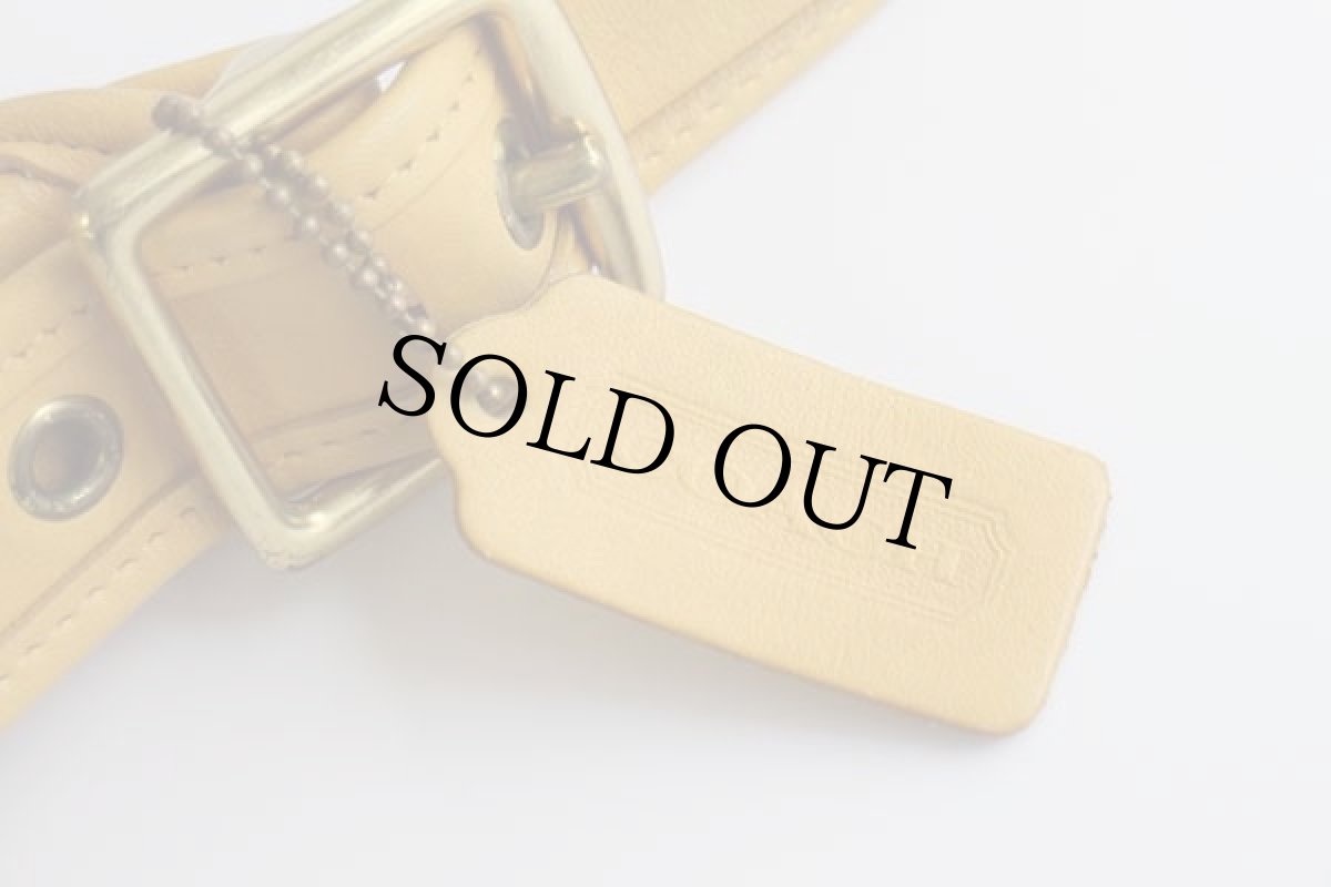 画像6: USA製 COACH オールド コーチ バケツ型 レザー ショルダーバッグ マスタード★9953 (6)