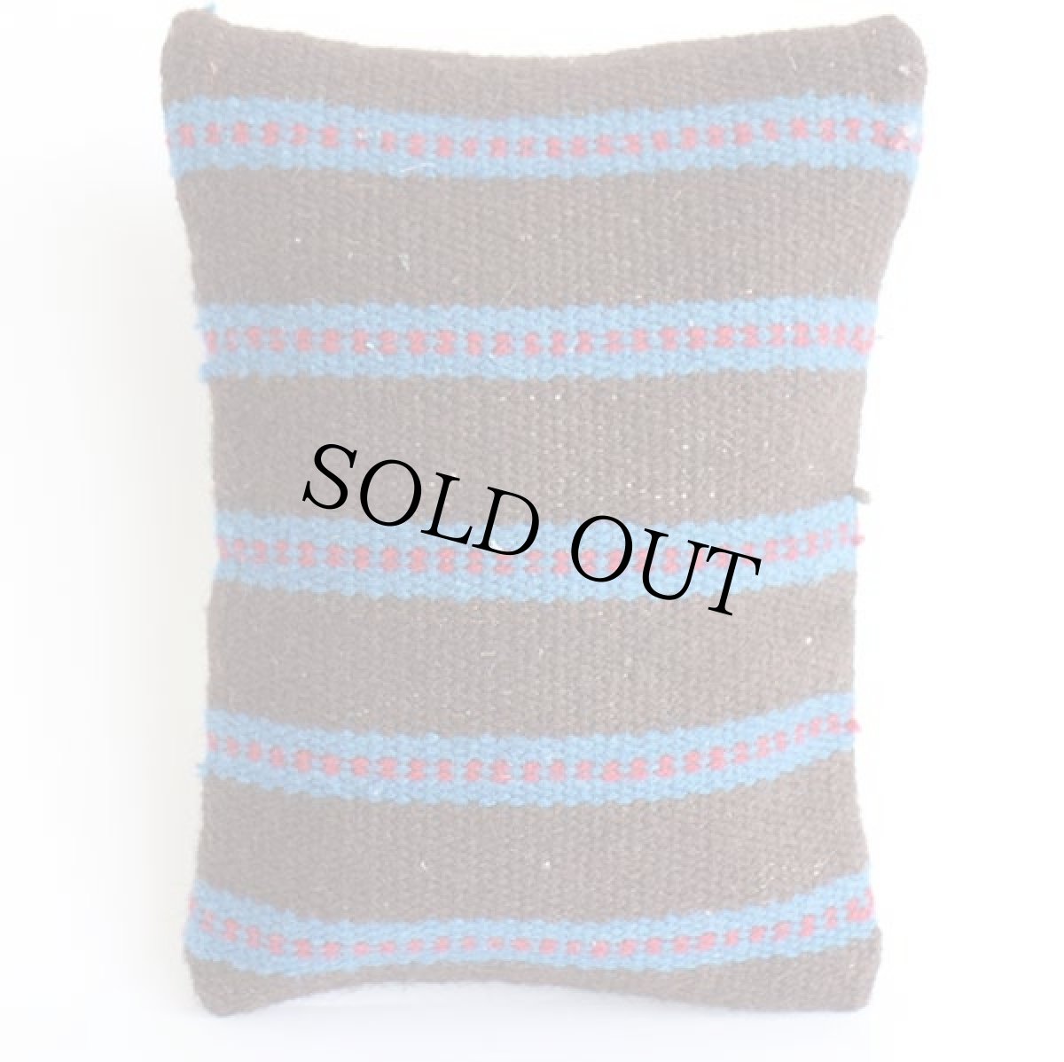 画像2: TRUJILLO'Sトルフィリオス ハンドメイド ネイティブ柄 コンチョボタン チマヨ ウール ラグ ポーチ (2)