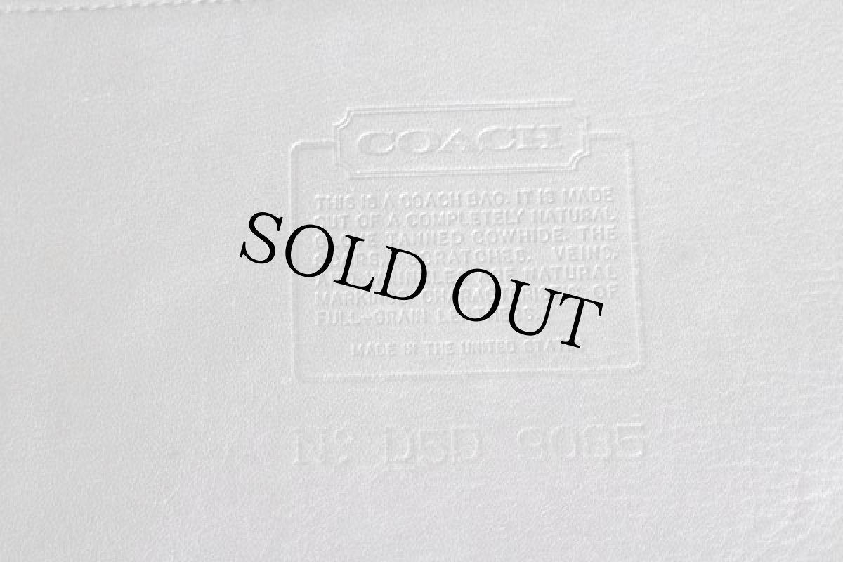 画像5: USA製 COACH オールド コーチ バケツ型 レザー ショルダーバッグ 黒 大★9085 (5)